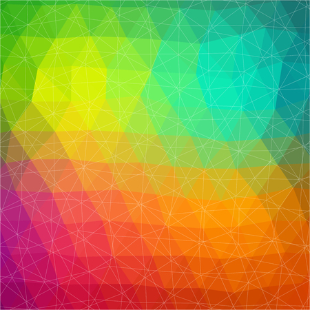 Vector pattern of geometric shapes. Colorful-mosaic-banner. Geometric hipster retro background with place for your text. Retro triangle backgroundのイラスト素材