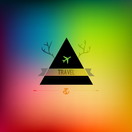 Vector unfocused background. Blurred image with logo icons for business design. Abstract blur unfocused style background, wallpaper. Infographic with unfocused backgroundのイラスト素材