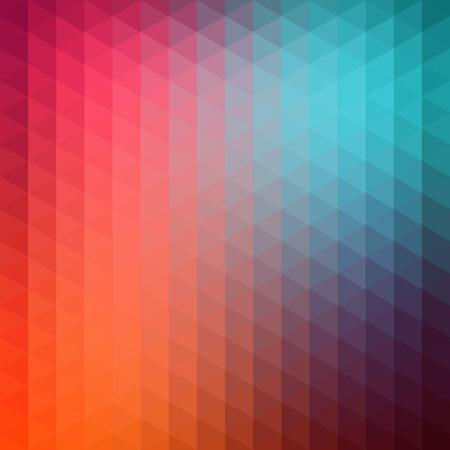 Vector pattern of geometric shapes. Colorful-mosaic-banner. Geometric hipster retro background with place for your text. Retro triangle background.のイラスト素材