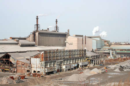 A steel plant industryの写真素材