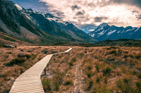 The scenery of Mount Cook