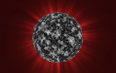 Space Meteor Asteroid Abstract against a black copy space backgroundの写真素材