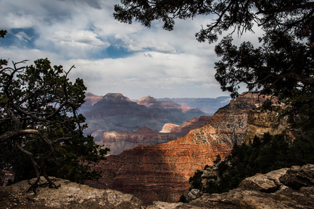 Storm Building Over Grand Canyonの写真素材