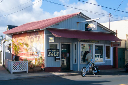 June 2012: This art gallery is famous for its wonderful location oahu united statesのeditorial素材