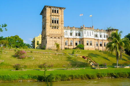 Malaysia August 2008 in August the tourists visit this particular castle located at Batu Gajah in Malaysia for its architectural peculiarities and because it has been used as a set of famous filmsのeditorial素材