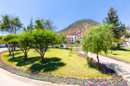 Sucre Bolivia October 18, 2019 Hullaparimachi gardens in Southern Sucre are loved from locals for their natural sceneries. Shoot on October 18, 201のeditorial素材