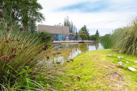 Cordoba Argentina December 16 the botanical garden of Cordoba with its small ponds and green area is a nice place to admire nature.  Shoot on December 24, 2019の写真素材