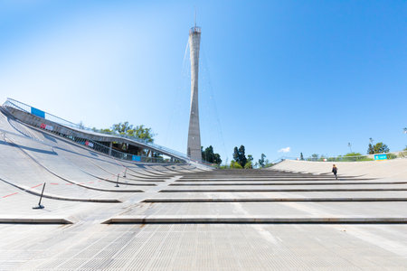 Cordoba Argentina, December 15 :- roof and lighthouse of the cultural center of Cordoba a spotlight to visit during the tour of the city.のeditorial素材
