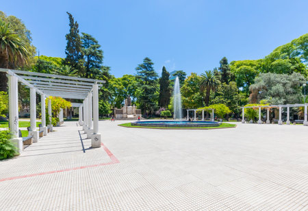 Argentina Mendoza November 29 this square in the center of the city called Italy square is an oasis...