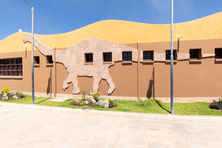 Sucre Bolivia September 27 The Cretaceous Park located in Northern Sucre was built with the assistance of expert paleontologists. Shoot on October 17, 2019のeditorial素材