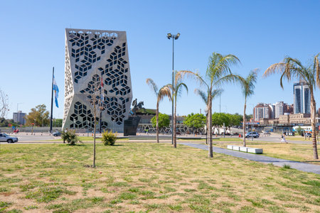 Cordoba Argentina December 17 This building that houses local ministries was built on the occasion of the bicentenary of Cordoba. Shoot on December 17, 2019のeditorial素材