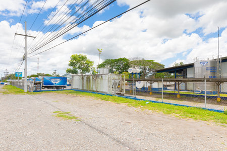 Panama David April 18, factory of a company that produces milk, ice cream and yogurt. Shoot on April...