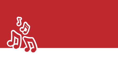 Musical notes stave line pattern symbols icon for staff and music note theme Transparent background wave Piano, jazz sound notes Fun vector key sign Classic clef Doodle quaver G melody on paper.のイラスト素材