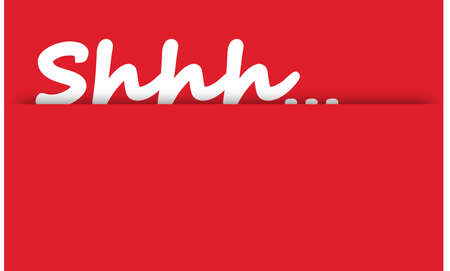 Stop, please be quiet icon (psssst). Forbad, silence no speaking or no talking (shhh). Funny vector flat icons silhouette Silent finger over lips or mouth sign. Sound off. Secret asking to silenceのイラスト素材