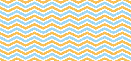 Seamless Chevron Zigzag Pattern Vector chevrons wave line. Wavy stripes background. Retro pop art 80's 70's years. Funny zig zag sign. Texture of fabric or paper scrapbook. Line patternのイラスト素材