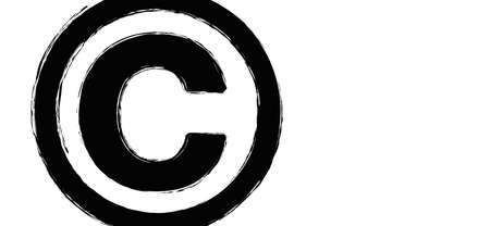 Definition of the word Copyright in a dictionary. This is the exclusive right of the maker of a work to publish or reproduce that work. Flat vector icon or sign.のイラスト素材