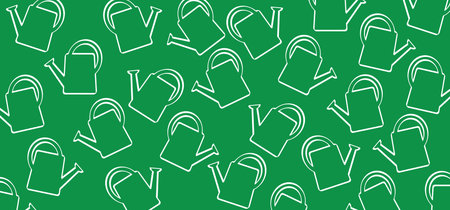 Home, watering can. Cartoon vector icon or pictogram. For drip watering lawn, field, plant, flowers...