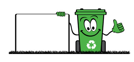 Container. Waste bin or litter bin. garbage can; trash can. Trash bin or dust bin symbol. Waste Recycling. Global day of recycling or America recycles day. Recycle and solid waste. Empty sign board.のイラスト素材