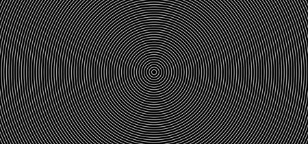 Hypnosis, hypnotic spiral line pattern. Circles pattern. Volute, spiral. Circle tunnel element....