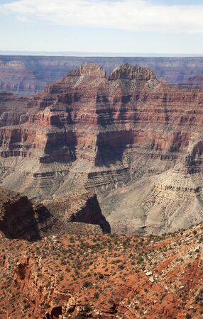 one of the many viewpoints over the Grand Canyonの写真素材