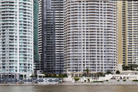 stunning archticture impersonal highriseの写真素材