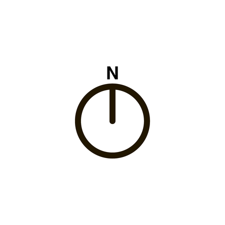 Compass icon, navigation, symbol or button for websites and mobile platforms. 16のイラスト素材