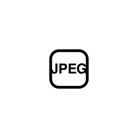 JPEG format for image filesのイラスト素材