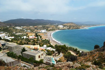A view of a small part of the Greek island of Rhodes. But nice views.の写真素材