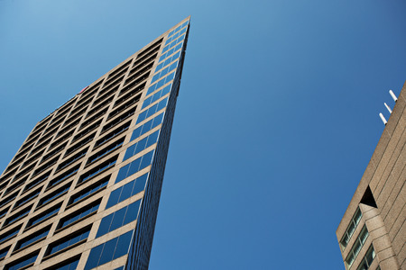 Nashville architecture - old and new buildings of downtown.のeditorial素材