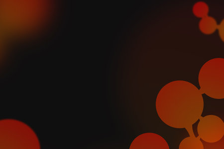 Abstract background with bokeh defocused lights. Vector illustration.