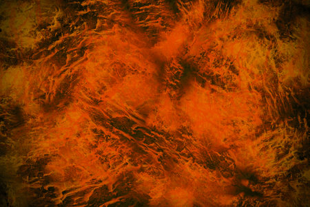 abstract orange background texture with some grunge effects and lines on itの写真素材