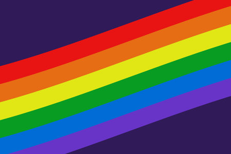 Rainbow flag background. LGBT flag colors. Vector illustration EPS10の写真素材