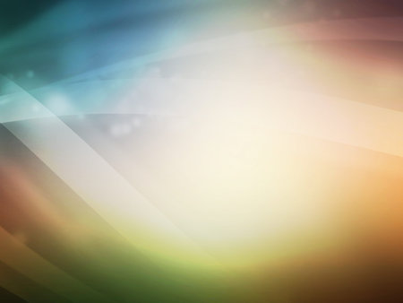 abstract background with smooth lines and bokeh, vector illustration