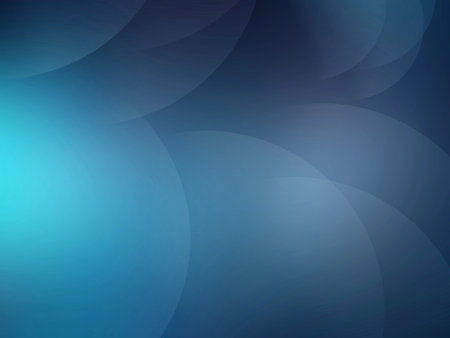 abstract blue background with smooth lines and light effects, vector illustrationの写真素材
