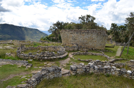 Kuelap archeological site and pre-Inca fortress, Chachapoyas, Amazonas, Peruの写真素材