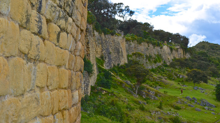 Kuelap archeological site and pre-Inca fortress, Chachapoyas, Amazonas, Peruの写真素材