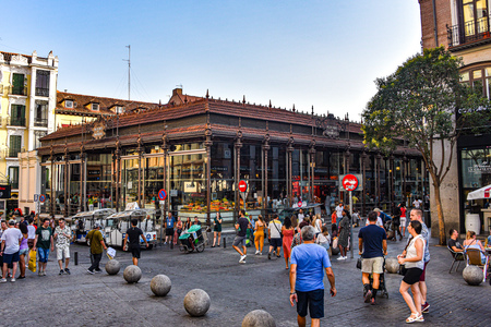 Madrid, Spain - July 20, 2019: Mercado de San Miguelのeditorial素材