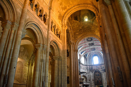 Lisbon, Portugal - July 27, 2019: Lisbon Cathedral, a Roman Catholic church located in the Alfama districtのeditorial素材