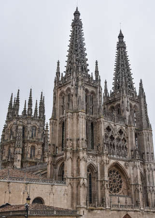 Burgos, Spain - 16 Oct 2021: The Santa Maria Cathedral of Burgos, Castile and Leonのeditorial素材