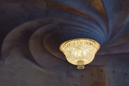 Barcelona, Spain - 22 Nov, 2021: Noble Room in the Casa Batllo by Gaudi, Passeig de Gracia, Barcelona, Catalunya, Spainのeditorial素材