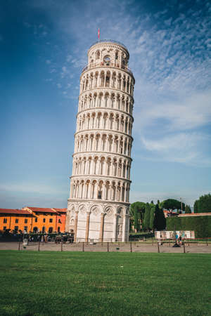 Leaning tower of Pisa, Italyの写真素材