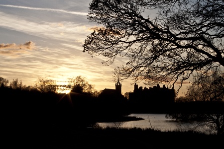 Linlithgow At Sunsetの写真素材
