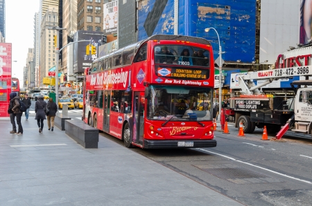Bus, New Yorkのeditorial素材