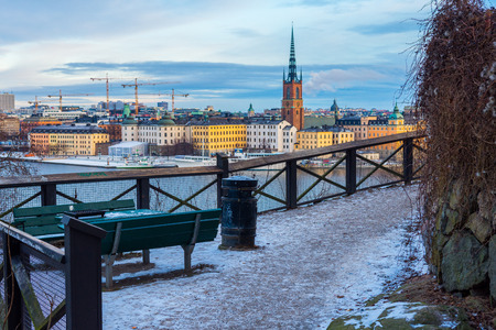 Stockholm Skyline (January)のeditorial素材