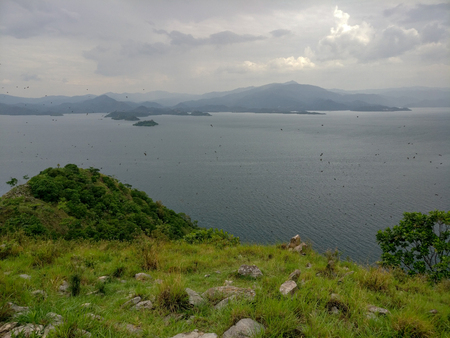 Lake Kivu, Rwanda (africa)の写真素材