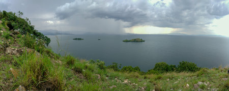 Lake Kivu, Rwanda (africa)
