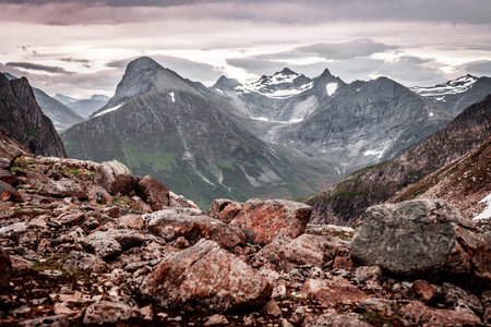 A mountain landscape, norway