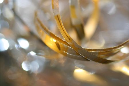 A illustration of an abstract golden backgroundの写真素材