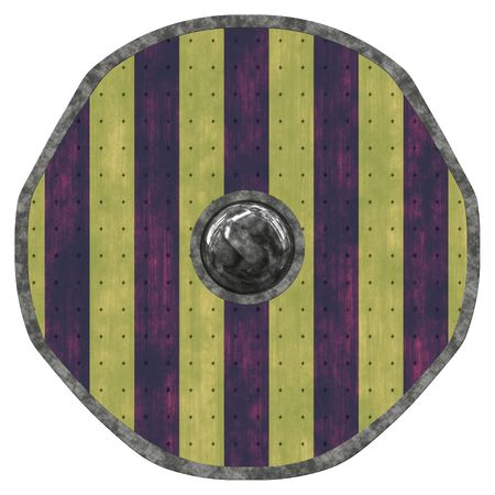 An illustration of a nice viking shield textureの写真素材