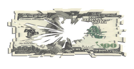 An illustration of a 100 us dollar note